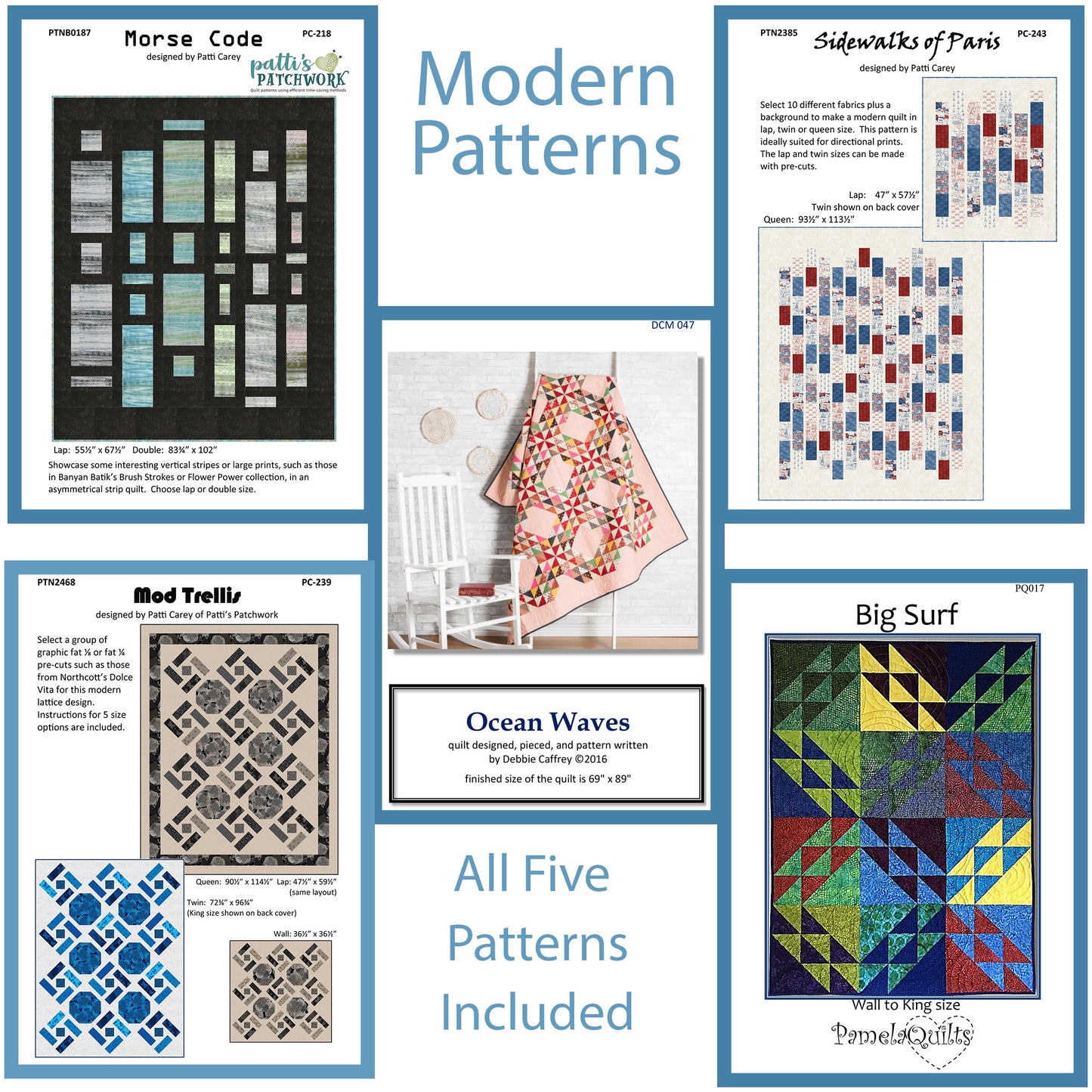 5 Pattern Bundle - Modern