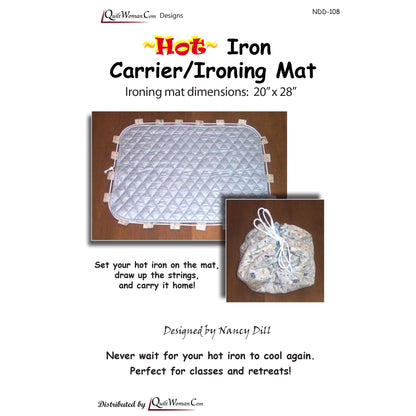 Hot Iron Carrier / Ironing Mat Pattern NDD-108 - Paper Pattern