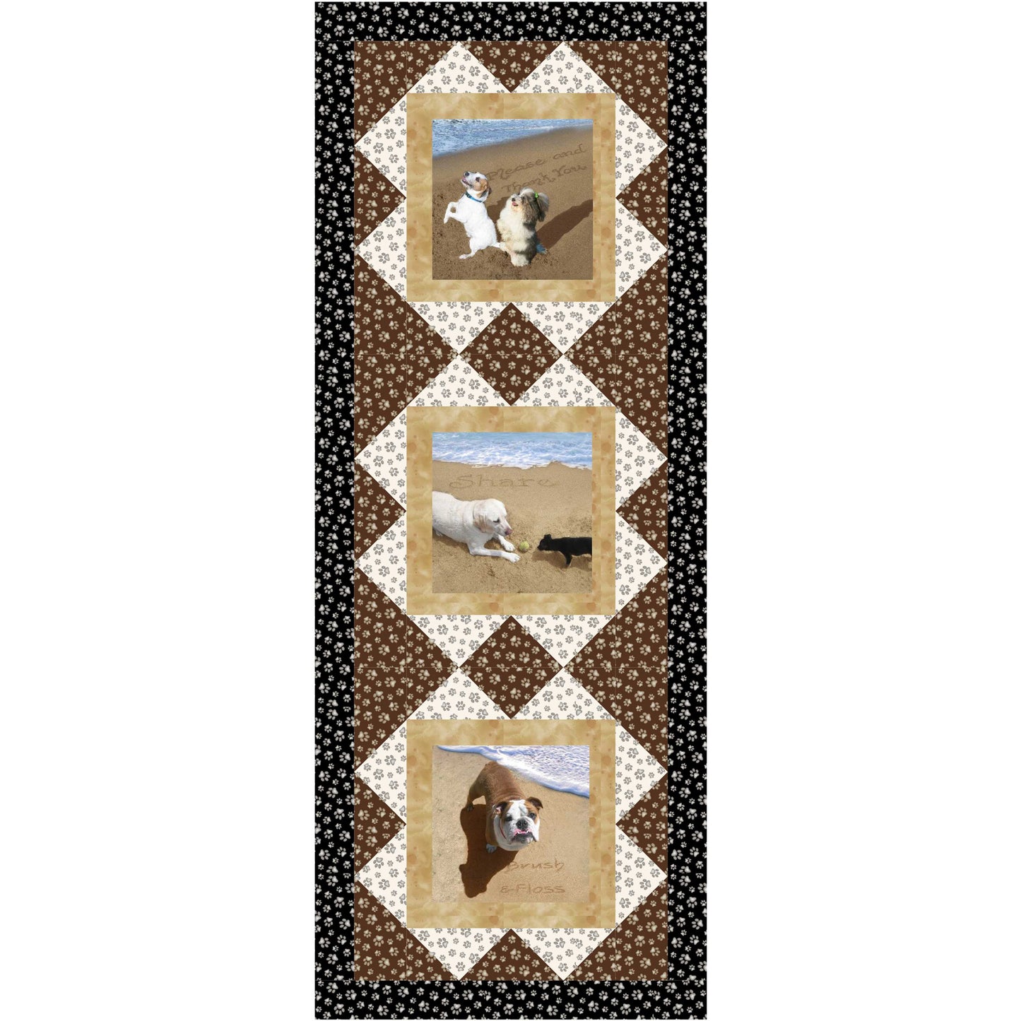 Panel Fun Wall Hangings Quilt Pattern NDD-112 - Paper Pattern