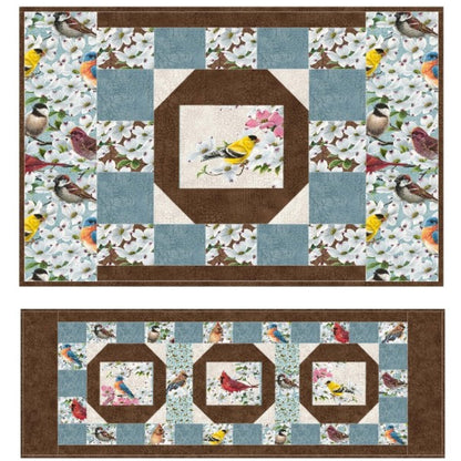 Panel Placemats & Table Runner Quilt Pattern NDD-113 - Paper Pattern