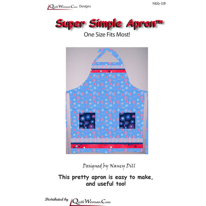 Super Simple Apron Pattern NDD-115 - Paper Pattern