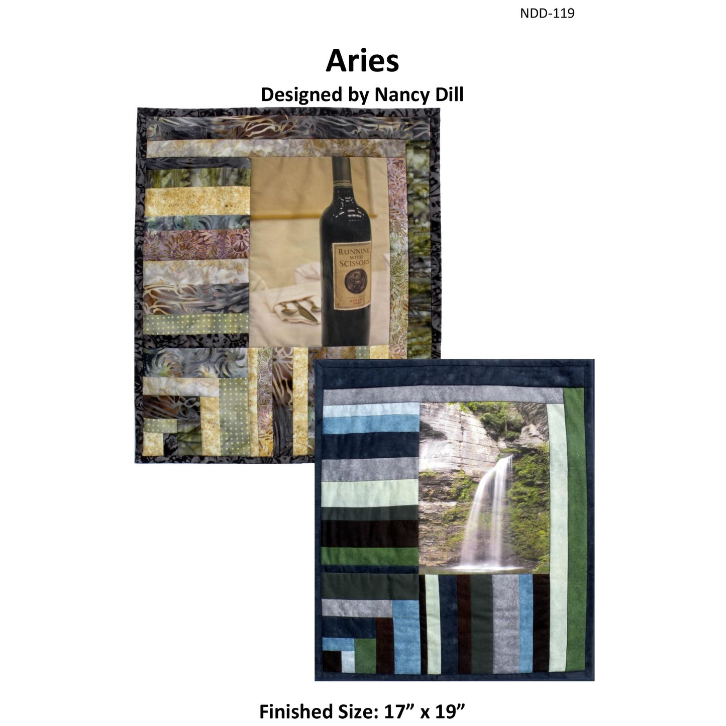 Aries Photo Quilt Art Pattern NDD-119 - Paper Pattern