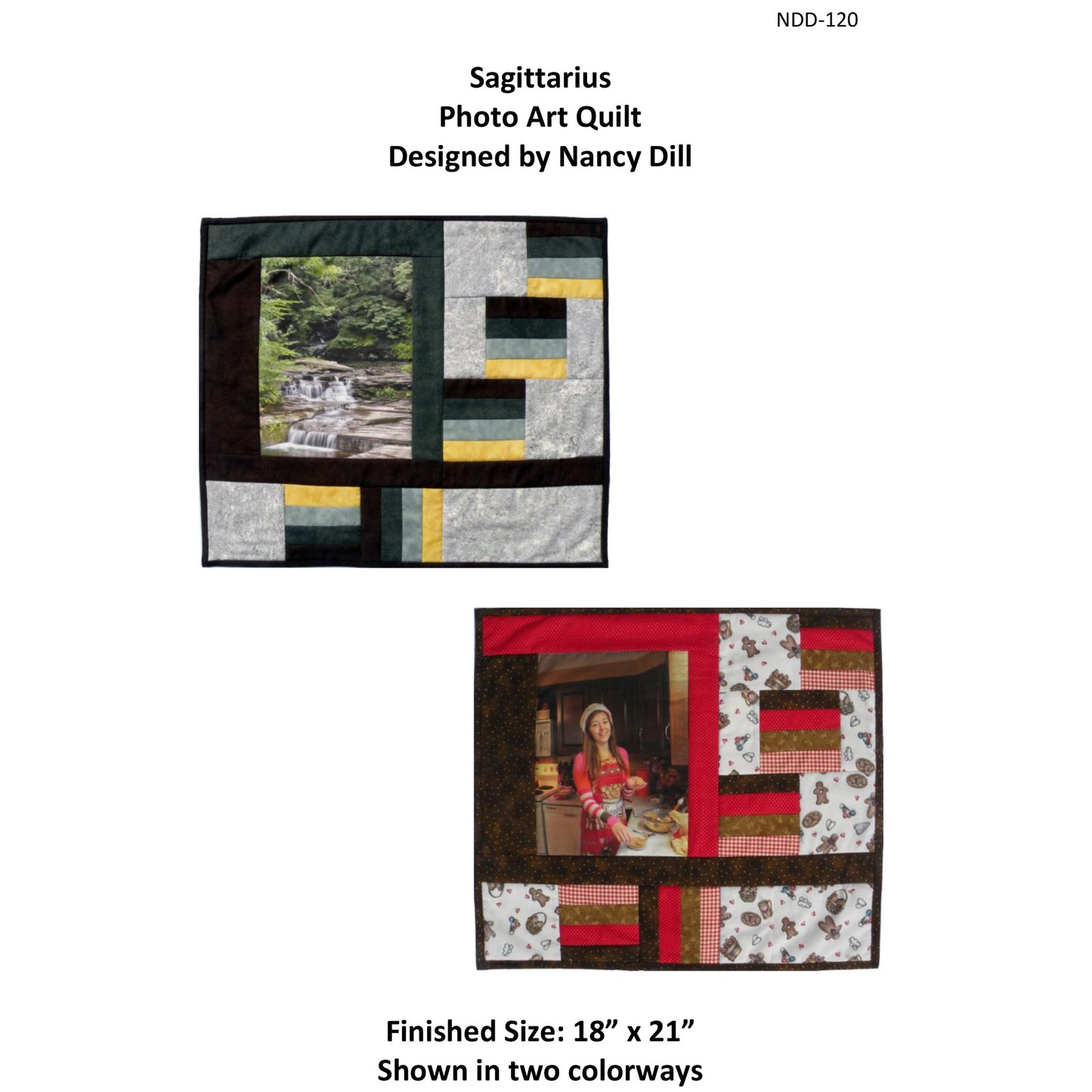 Sagittarius Photo Quilt Art NDD-120e - Downloadable Pattern