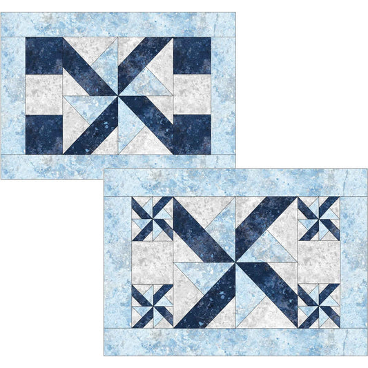 January Snow Placemats Pattern NDD-122 - Paper Pattern