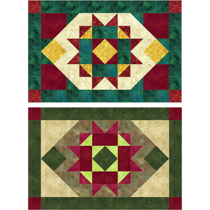 December Star Placemats Pattern NDD-133 - Paper Pattern