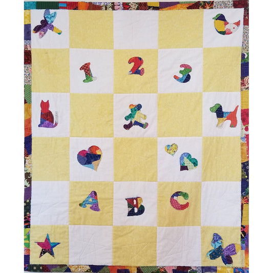 Scrappy Baby Quilt Pattern NDD-134 - Paper Pattern