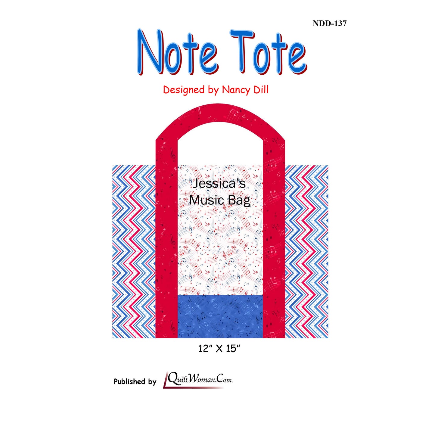 Note Tote Pattern NDD-137 - Paper Pattern