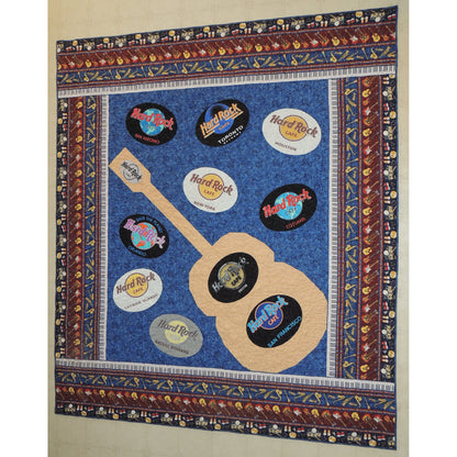 Rockin' Guitar T-Shirt Quilt NDD-142e - Downloadable Pattern