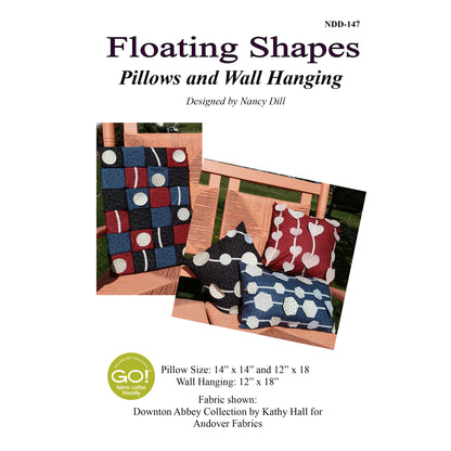 Floating Shapes Pillows and Wall Hanging Pattern NDD-147 - Paper Pattern