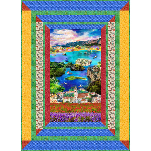 Window View Quilt NDD-164e - Downloadable Pattern