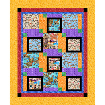 World Traveler Quilt Pattern NDD-165 - Paper Pattern