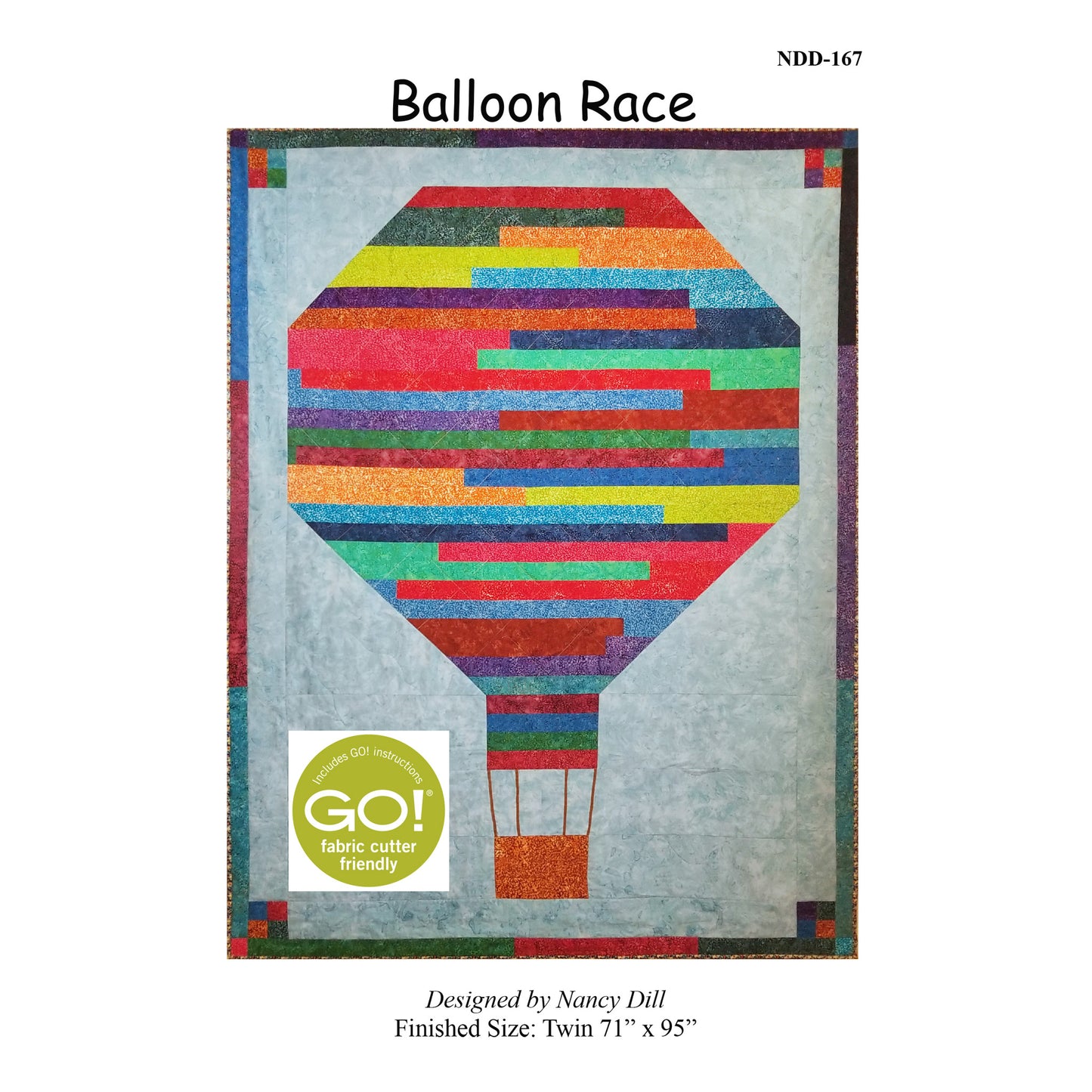 Balloon Race Quilt NDD-167e - Downloadable Pattern