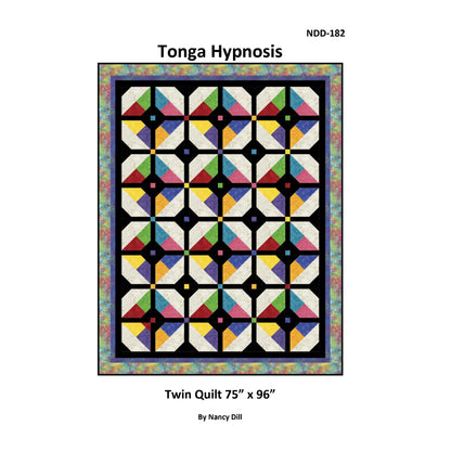 Tonga Hypnosis Quilt NDD-182e - Downloadable Pattern