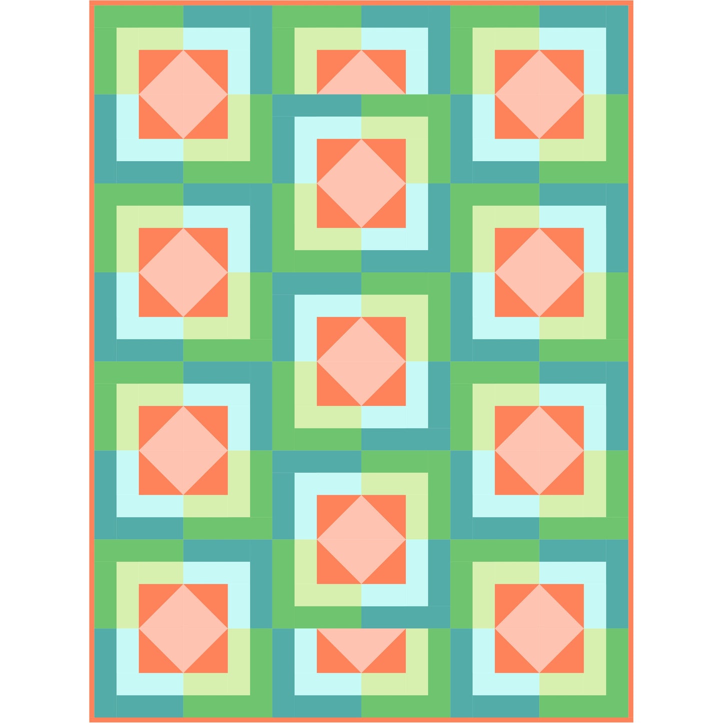 April 2019 Retreat Quilt Pattern NDD-186R - Paper Pattern