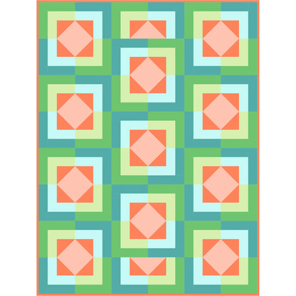 April 2019 Retreat Quilt Pattern NDD-186R - Paper Pattern