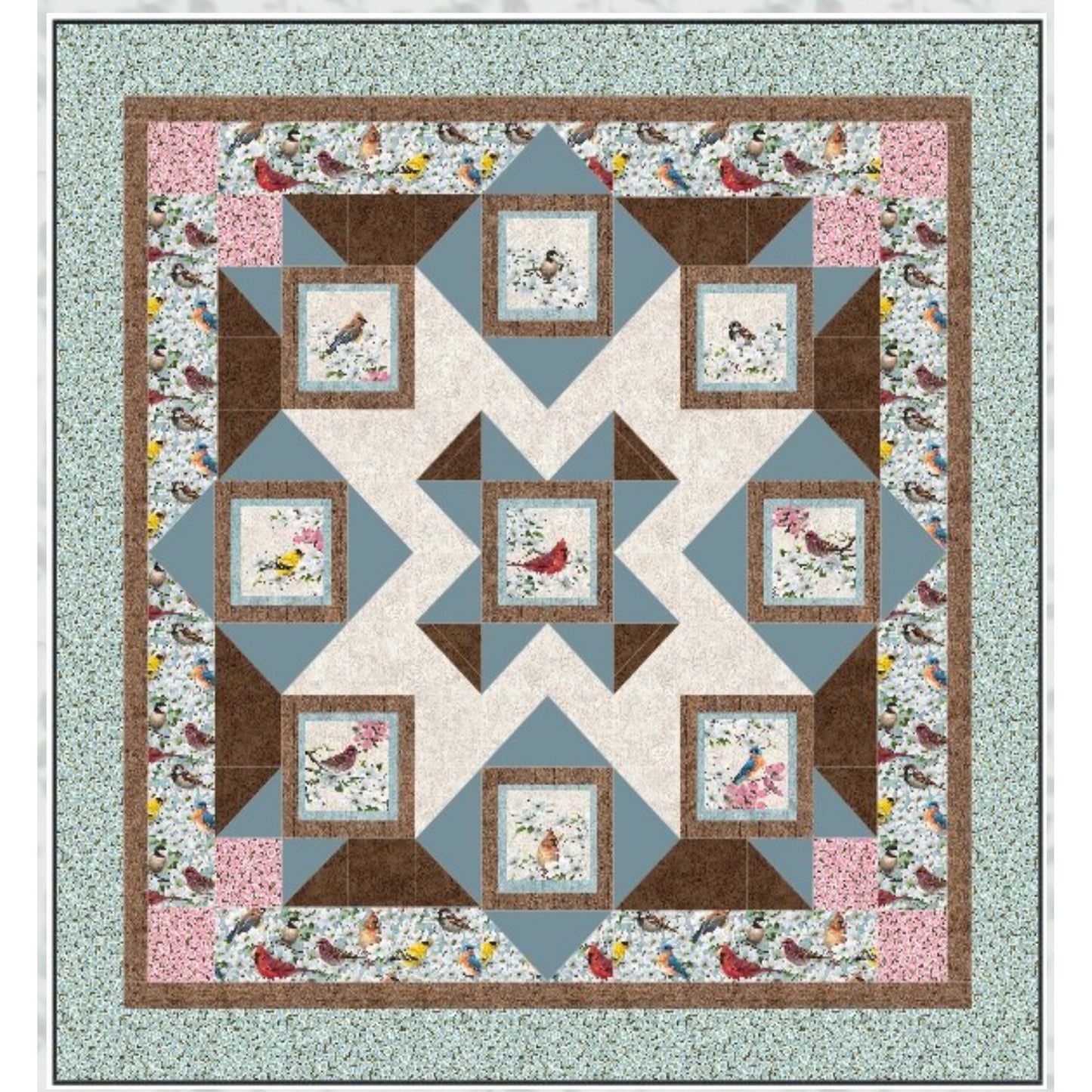 Spring Circle Quilt Pattern NDD-189 - Paper Pattern