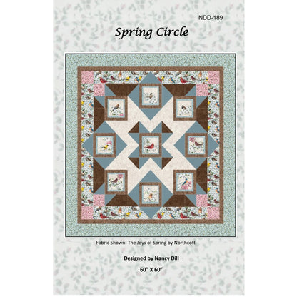 Spring Circle Quilt Pattern NDD-189 - Paper Pattern