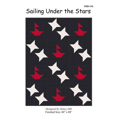 Sailing Under the Stars Quilt NDD-194e - Downloadable Pattern