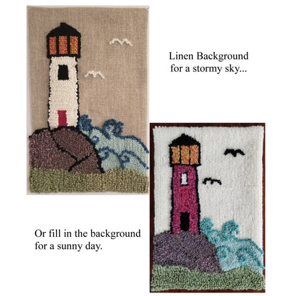 Lighthouse Rug Punching or Rug Hooking Pattern NDD-604 - Paper Pattern