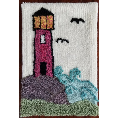 Lighthouse Rug Punching or Rug Hooking Pattern NDD-604 - Paper Pattern