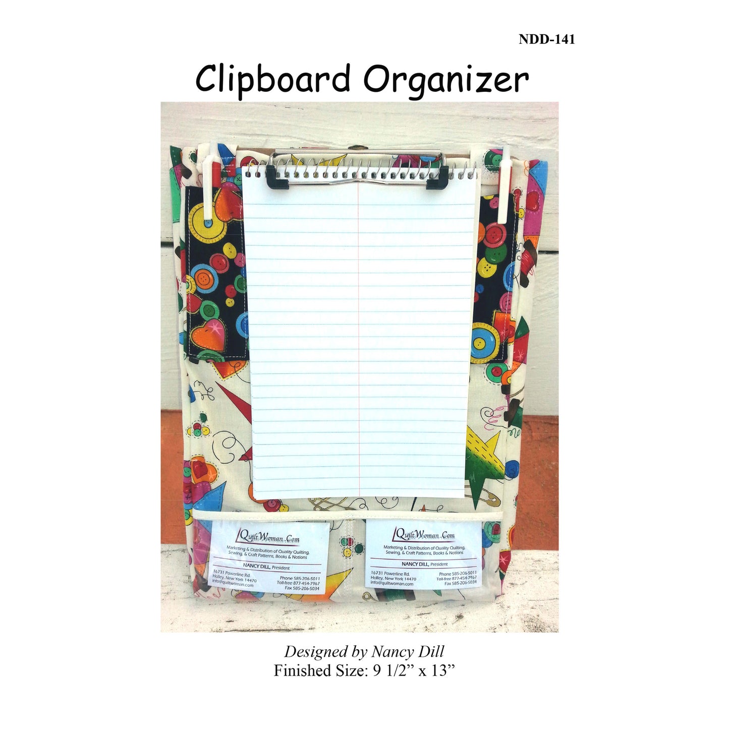 Clipboard Organizer Pattern NDD-141 - Paper Pattern