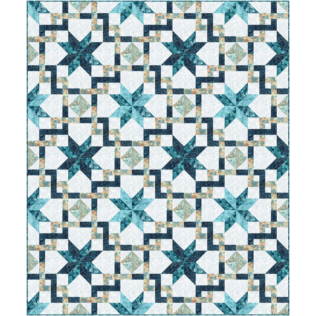 Sea Stars Quilt NH-2207e - Downloadable Pattern – QuiltWoman.com