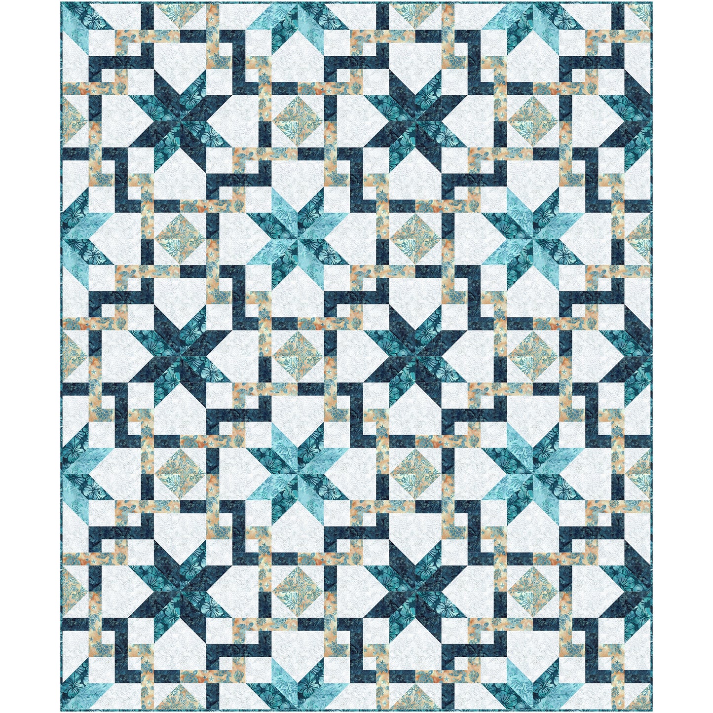 Sea Stars Quilt NH-2207e - Downloadable Pattern