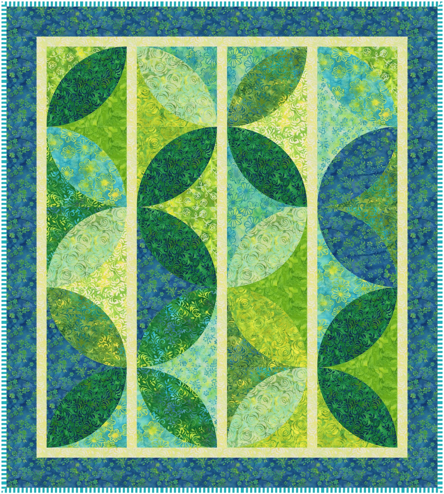 Spring Petals Quilt NH-2231e - Downloadable Pattern