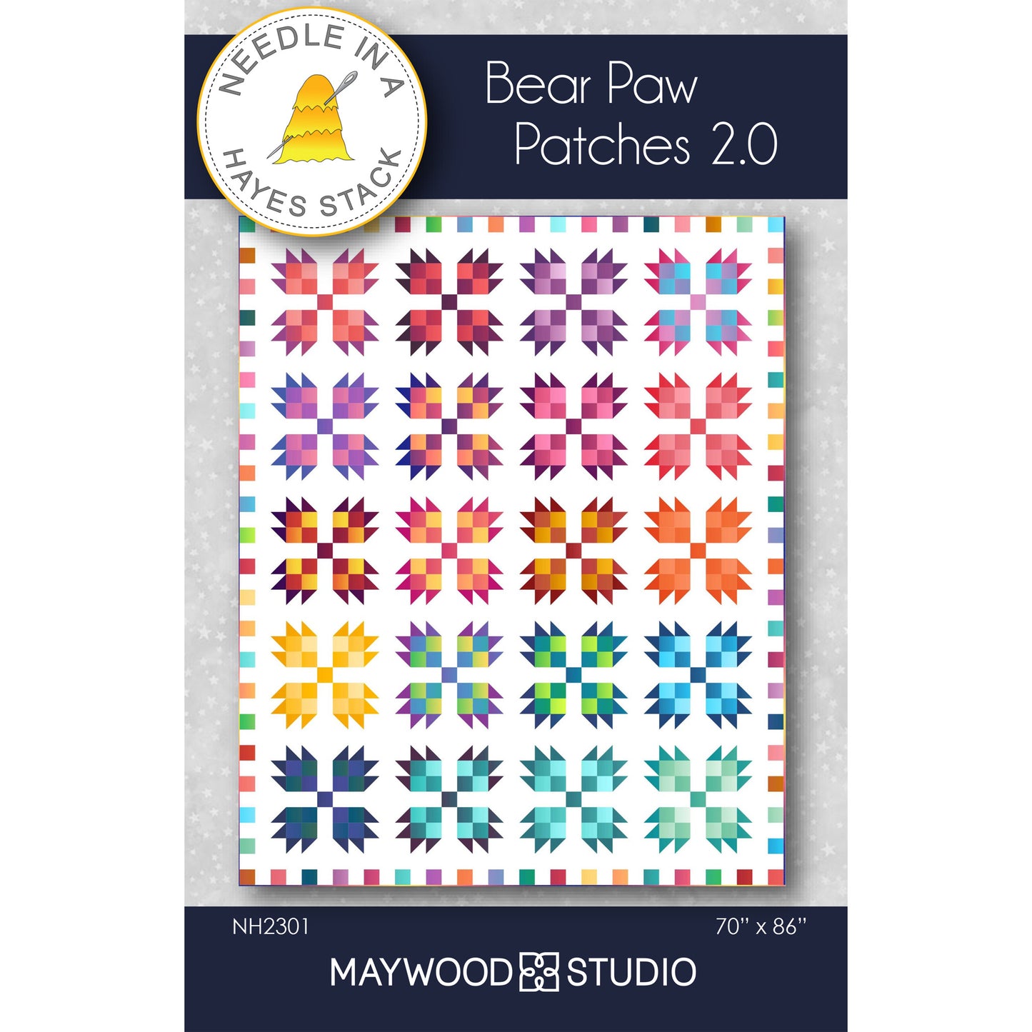 Bear Paw Patches 2.0 Quilt NH-2301e - Downloadable Pattern