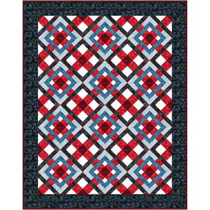 Cherry Pie Plaid Quilt NH-2315e - Downloadable Pattern