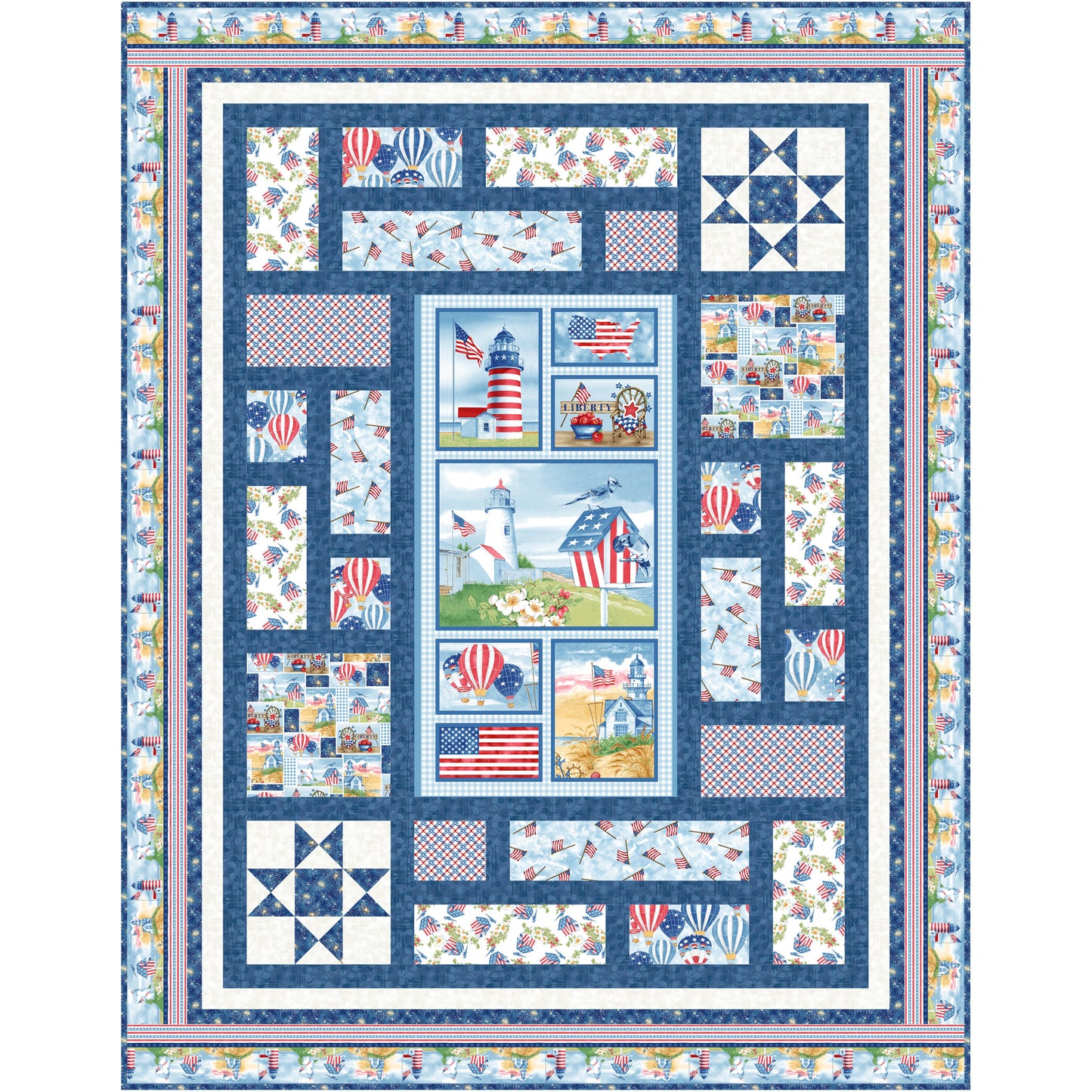 Shoreline Pride Quilt NH-2320e - Downloadable Pattern