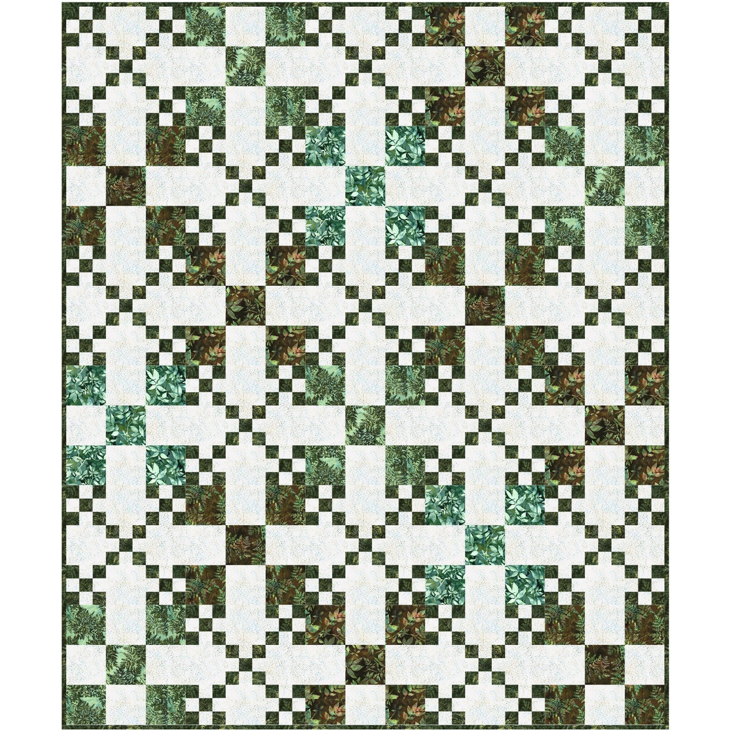 Irish Nine Patch Quilt NH-2327e - Downloadable Pattern