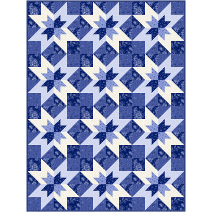 Stars in the French Quarter Quilt NH-2329e - Downloadable Pattern