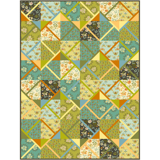 Garden Stroll Quilt NH-2338e - Downloadable Pattern