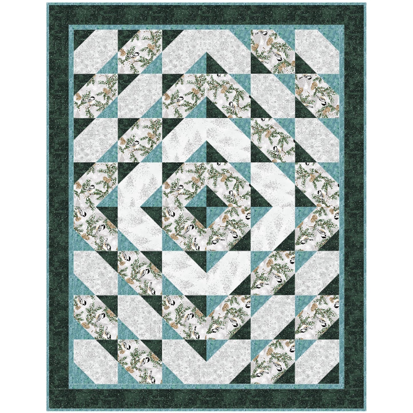 Winter Evening Quilt NH-2340e - Downloadable Pattern