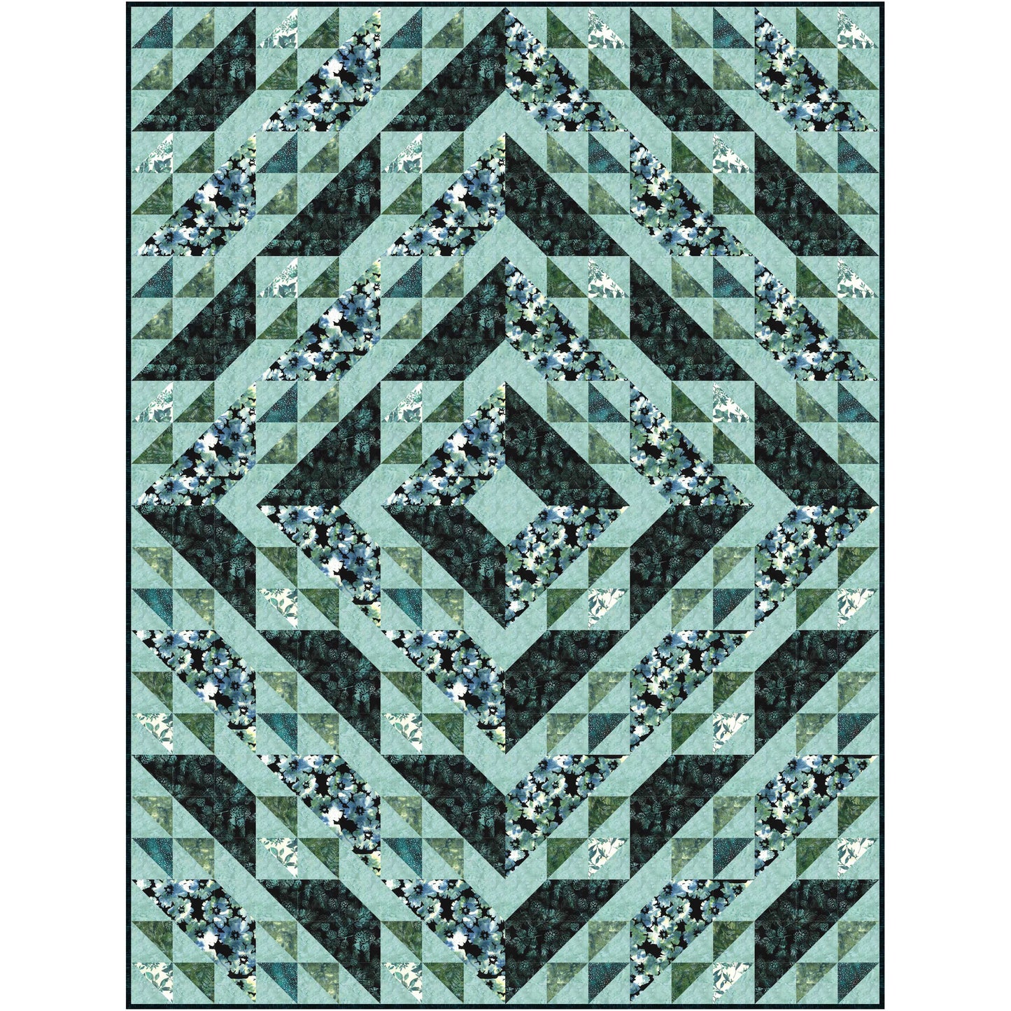 Bluegrass Beauty Quilt NH-2351e - Downloadable Pattern