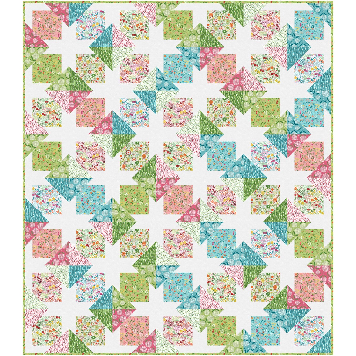 Blooming Beauties Quilt NH-2403e - Downloadable Pattern