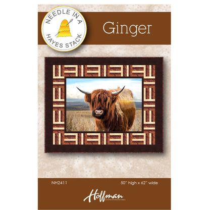 Cover image of pattern for Ginger Quilt.