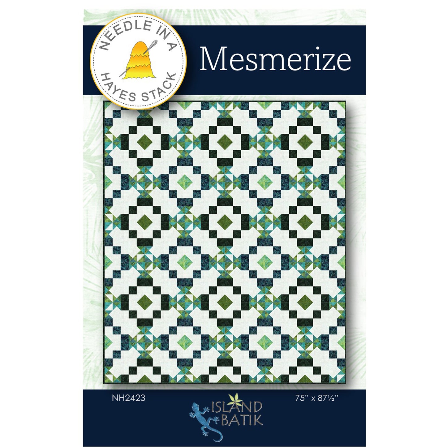 Cover image of pattern for Mesmerize Quilt.