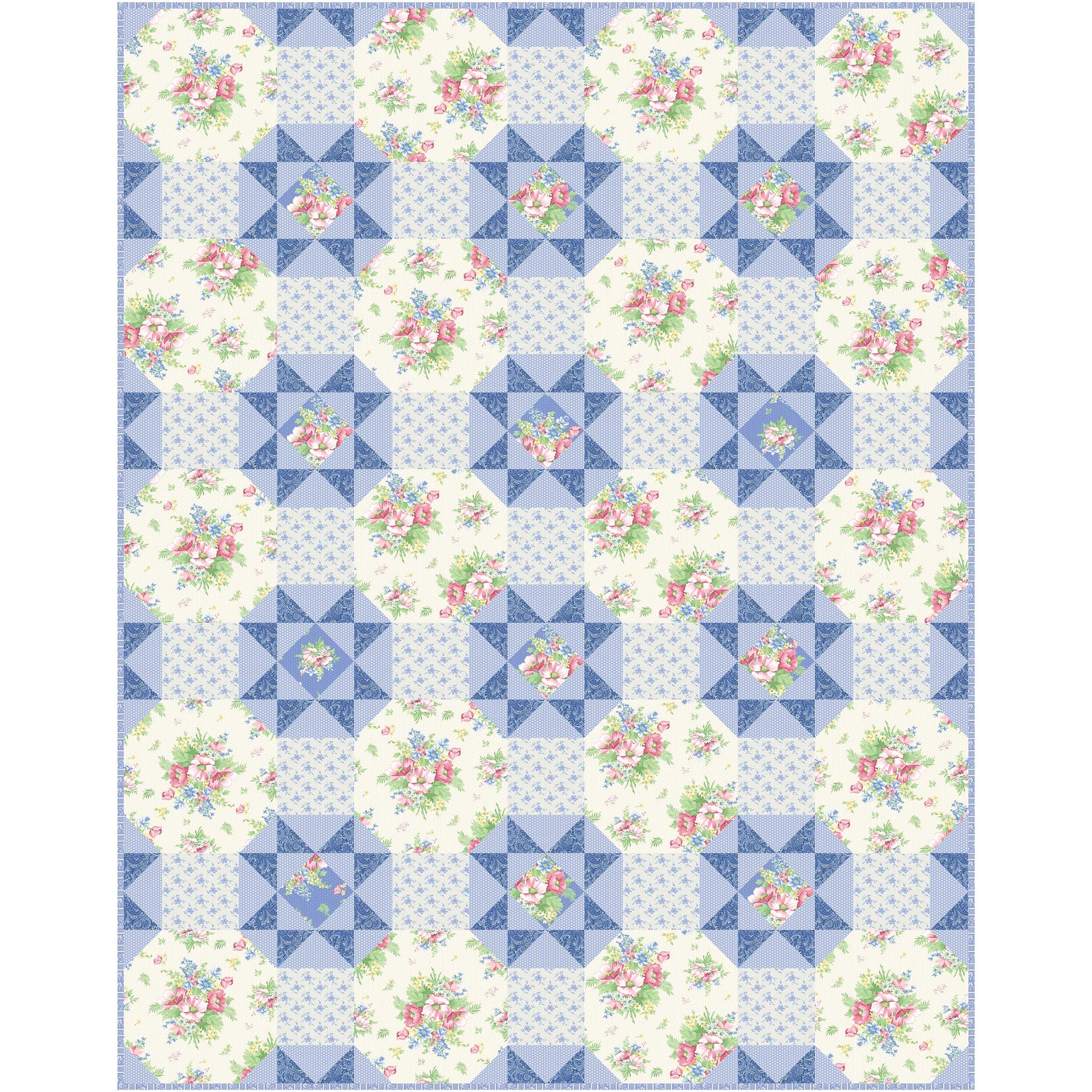 2436 Pattern Garden Stars Quilt NH-2436e - Downloadable Pattern – QuiltWoman.com
