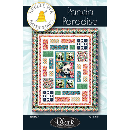 Cover image of pattern for Panda Paradise quilt.