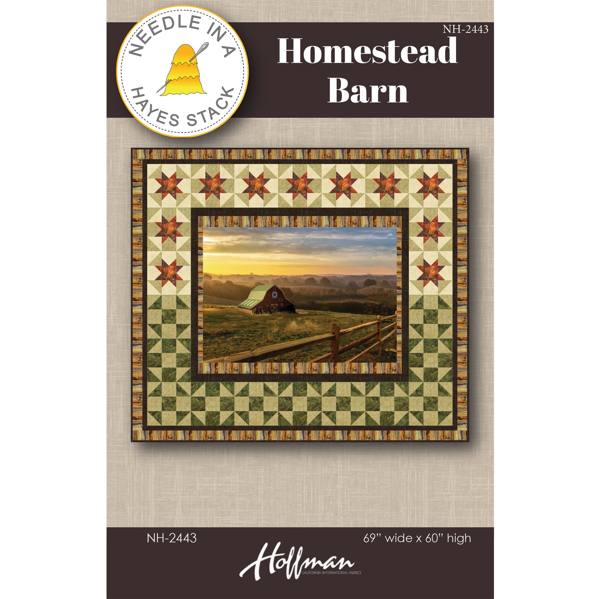 Cover image of pattern for Homestead Barn Quilt.