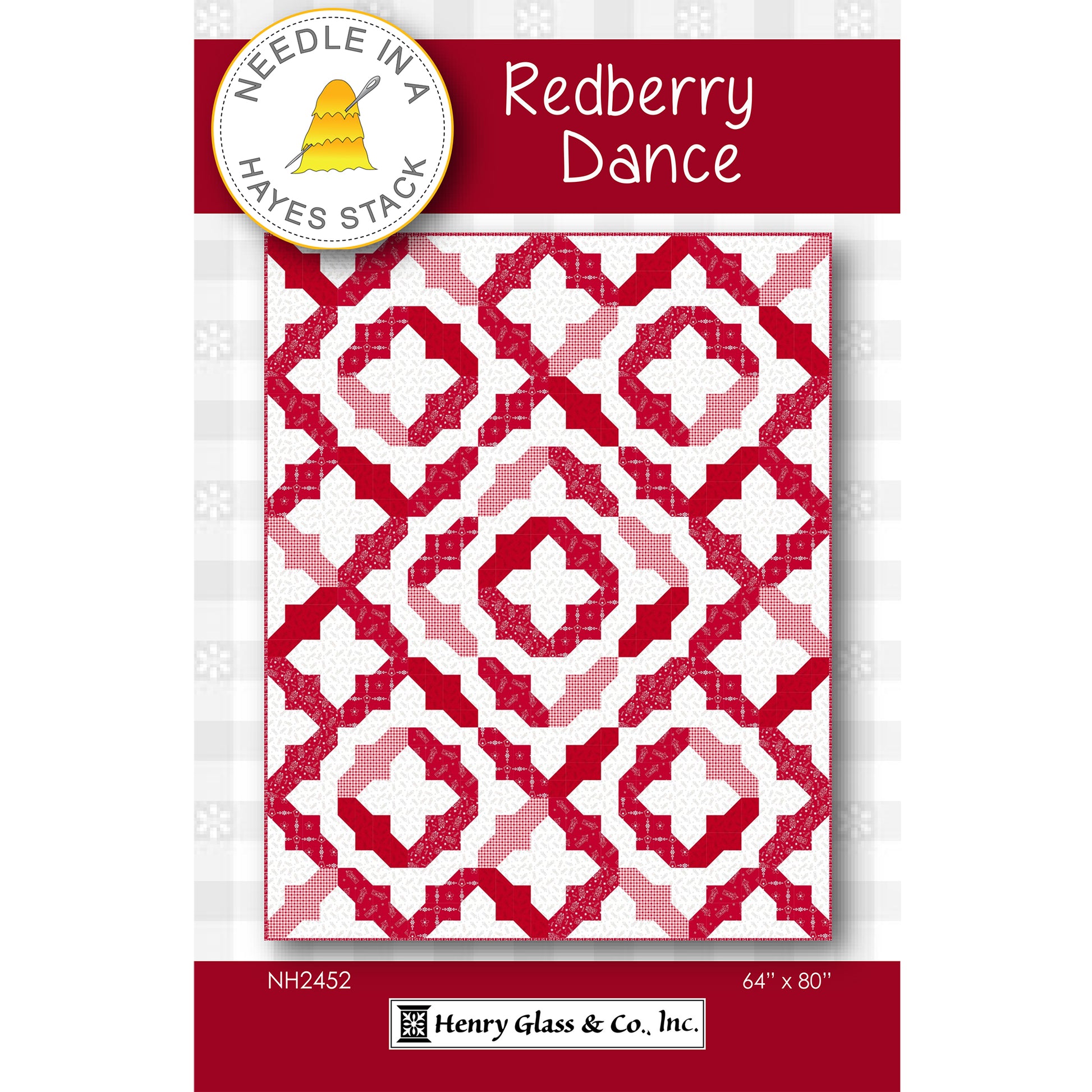 Cover image of pattern for Redberry Dance quilt.