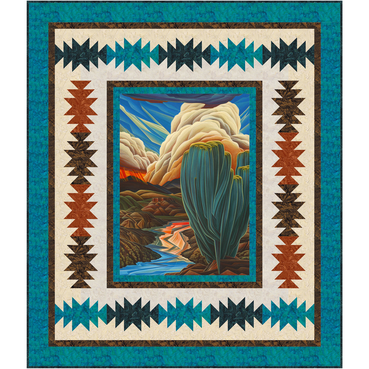 Southwest Kaleidoscope Quilt NH-2504e - Downloadable Pattern ...