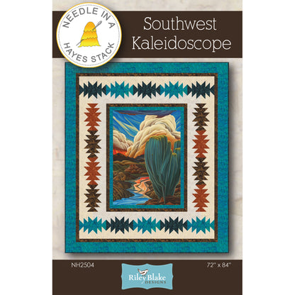 Cover image of pattern for Southwest Kaleidoscope Quilt.