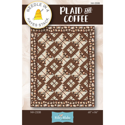 Cover image of pattern for Plaid and Coffee Quilt.