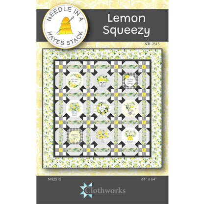 Cover image of pattern for Lemon Squeezy quilt.