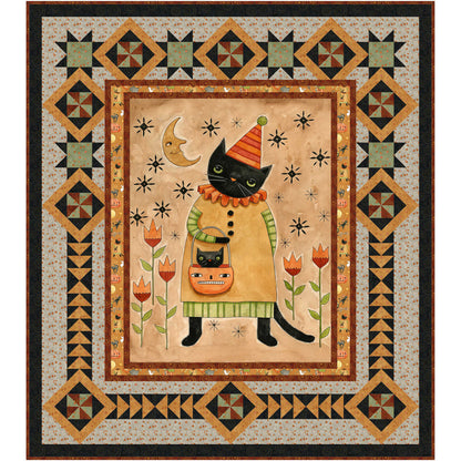 Spooky Kitty Quilt NH-2517e - Downloadable Pattern