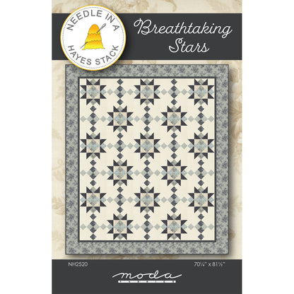 Cover image of pattern for Breathtaking Stars quilt.