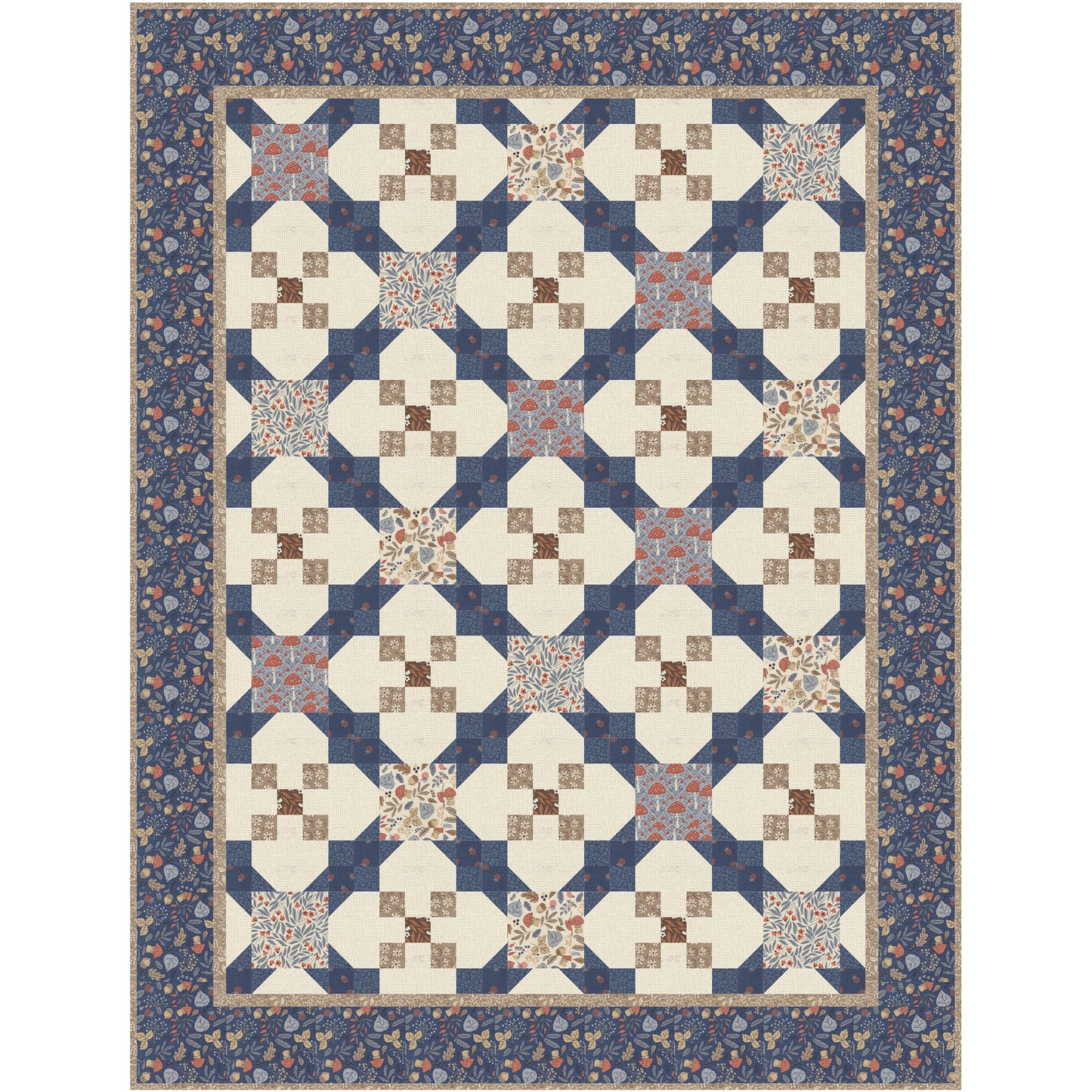 Natures Trail Quilt NH-2522e - Downloadable Pattern